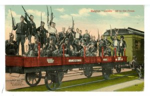 Military - WWI, Squadron of Belgian Guides off to the Front