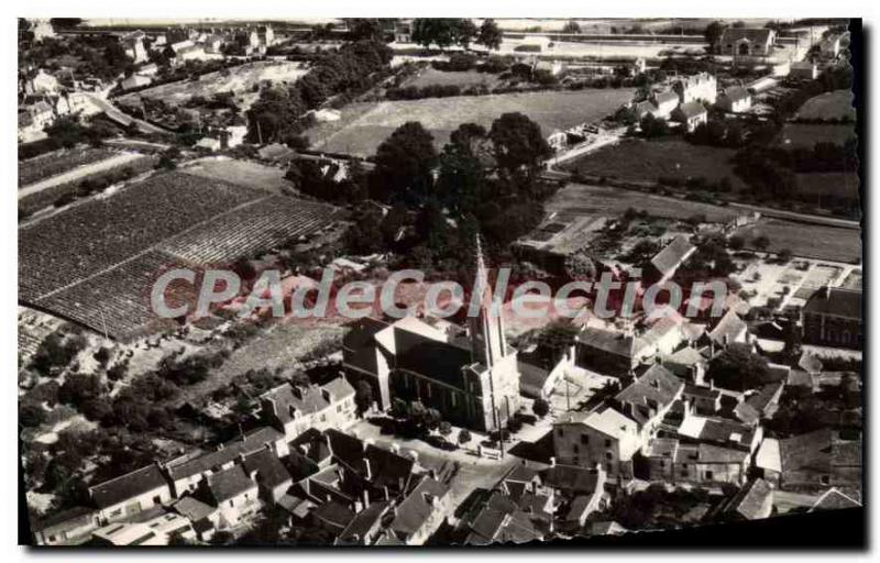 Old Postcard Mauves sur Loire The Atlant Aerial view