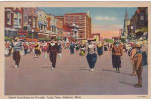 Michigan Holland Tulip Time Street Scrubbers On Parade Curteich