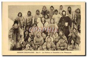 Old Postcard Polar Eskimo Missions Chesterfield The Christians and missionary