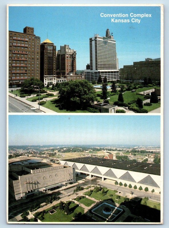 Kansas City Missouri MO Postcard Convention Complex Radisson Muelbach Hotel 1983