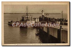 Old Postcard Royan La Jetee And Tray Of The Grave Point