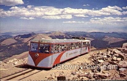 Cog Railroad at Pikes Peak - Colorado CO  