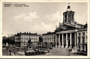 Belgium Brussels Place Royale Vintage Postcard C148