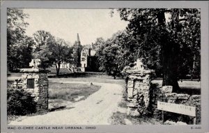 Urbana Ohio OH Mac-O-Chee Castle No. E-440 Wayne Pub Vintage Postcard