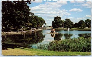 Postcard - Deering Oaks Park - Portland, Maine
