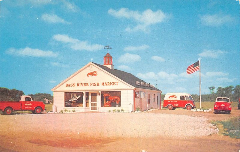 South Yarmouth Massachusetts Bass River Fish Market, Photochrome PC U13105