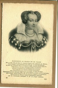  Postcard Marguerite De France Ou De Valois 2441N