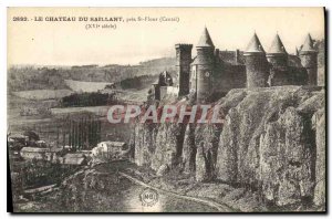 Postcard Old Chateau of Saillans near St Flour Cantal XVI century