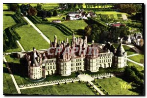 Old Postcard Touraine In Chambord (Loir et Cher) Aerial view Chateau (fa?ade ...