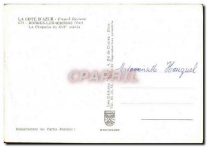 Modern Postcard The Cote d & # 39Azur Bormes La Chapelle
