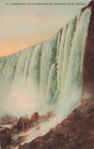 Horseshoe Falls from Below Niagara Falls Canada c.1915 Postcard A58