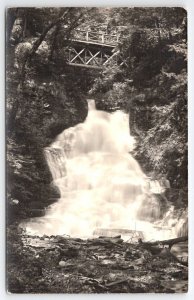 RPPC Leatherstocking Falls Cooperstown NY c1915 Real Photo Postcard B47