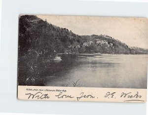 Postcard Hotels from river Delaware Water Gap Pennsylvania USA