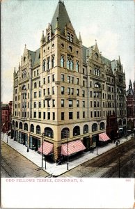 Postcard Odd Fellows Temple in Cincinnati, Ohio~17