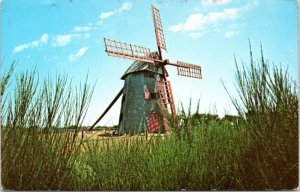 postcard MA  Old Windmill built by Nathan Wilbur, Nantuckett