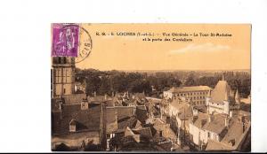 BF11677 loches i et l vue generale la tour st antoine france  front/back image