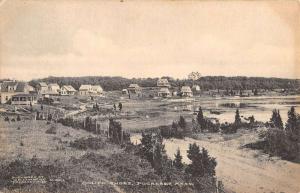 Pocassett Massachusetts South Shore Birdseye View Antique Postcard K77868