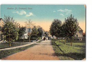 Cromwell Connecticut CT Postcard 1907-1915 Meadow Street