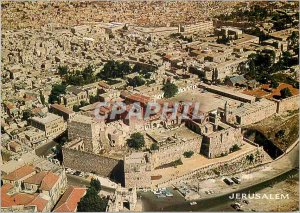 Postcard Modern Jerusalem Bird's Eye View