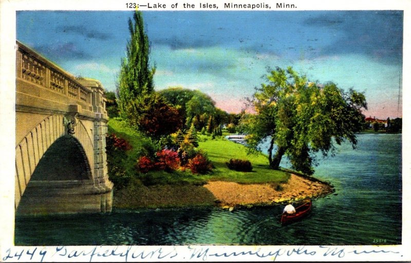 Minnesota Minneapolis Lake Of The Isles 1936