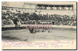 Old Postcard Bullfight Bullfight Arenes de Beziers Good picnic