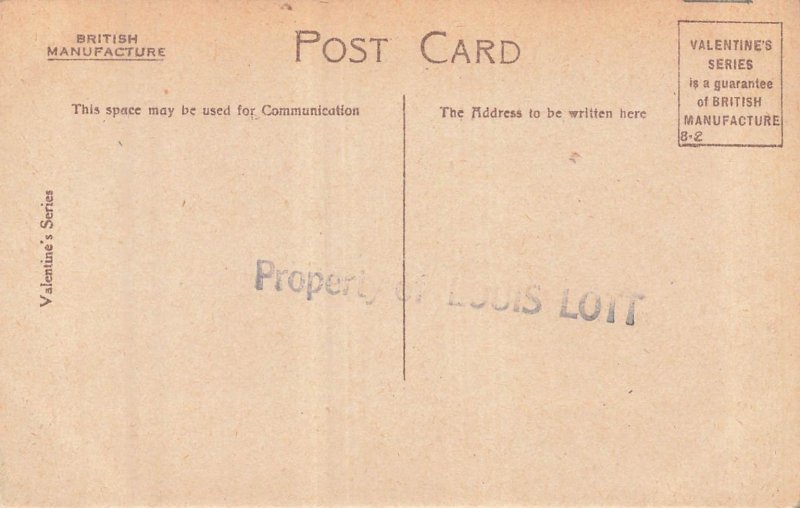 Vintage Prior Park College Bath England Sepia Postcard Valentine's Series