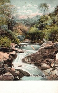 Vintage Postcard Berkshire Trout Brook Rockdale Great Barrington Massachusetts