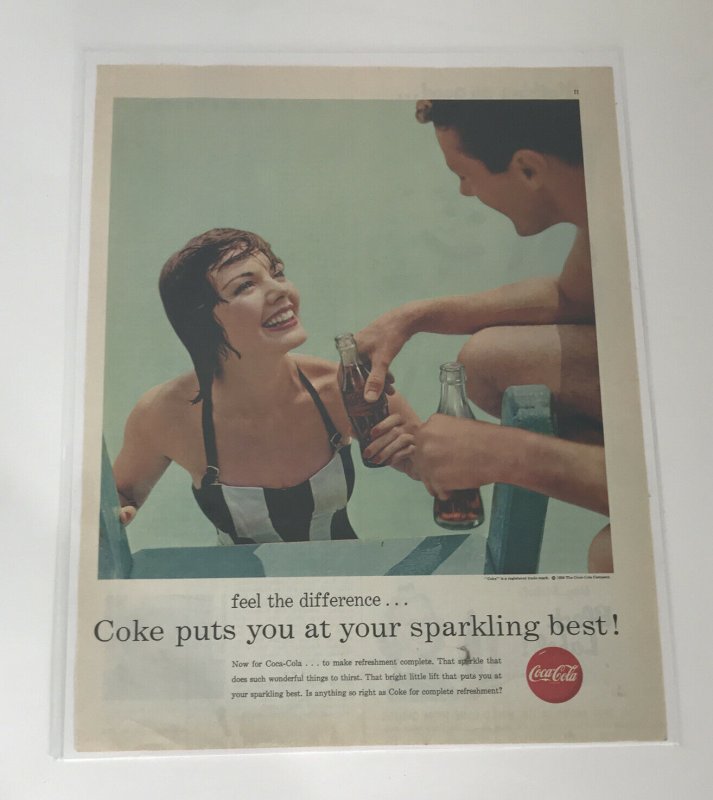 Effetto The Difference Coke Puts You Presso il Tuo Brillanti Best Coca-Cola Vtg