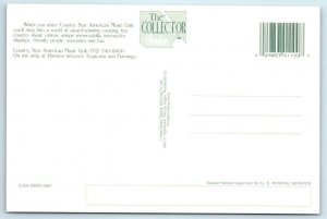 LAS VEGAS, NV Neon Jukebox COUNTRY STAR AMERICAN MUSIC GRILL 1996~4x6 Postcard