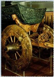 Postcard - The Cart from Oseberg, The Viking Ships Museum, Oslo, Norway 