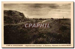 Old Postcard Fort Douaumont fort superstructure of the & # & # 39ossuaire 39h...