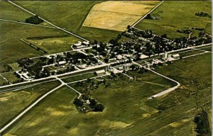 Murdock, MN Minnesota  CITY & HIGHWAY 12 AERIAL VIEW  Swift County 1971 Postcard