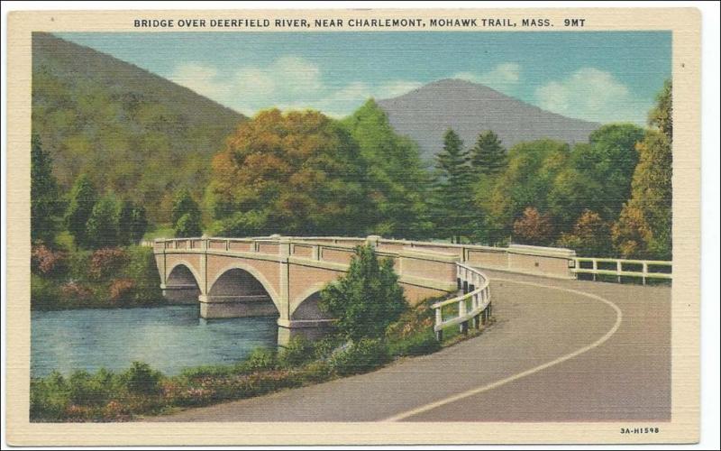 MA - Bridge over Deerfield River, Mohawk Trail near Charlemont