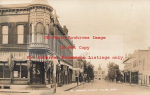 MT, Dillon, Montana, RPPC, Bannack Street, Business Section, Photo No 16