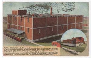 American Stock Dip Factory Farming Rawleigh Co Memphis TN 1920 postcard