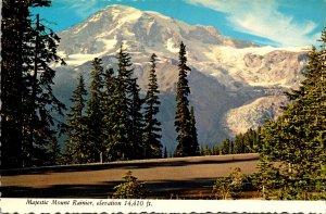 Washington Mount Ranier National Park View Of Mount Rainier