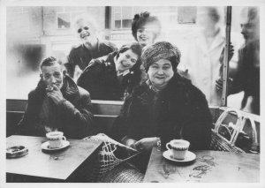 Punk Rockers Greasy Cafe Hurst Street Birmingham 1980 Photo Postcard