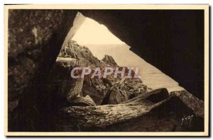 Old Postcard Pointe Du Raz De Sein Gate L & # 39Enfer