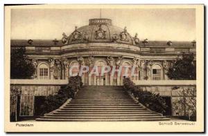 Old Postcard Schloss Sanssouci Potsdam