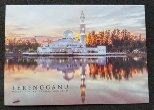 [AG] P3 Malaysia Terengganu Tengku Tengah Zaharah Mosque Building (postcard *New