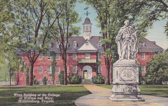 Wren Building Of The College Of William And Mary Williamsburg Virginia