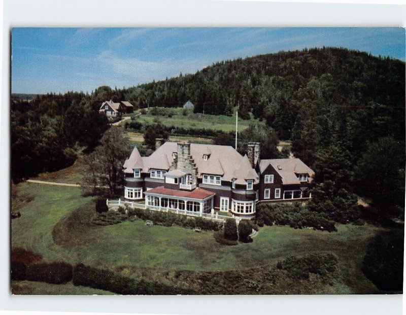 Postcard Summer Home of Alexander Graham Bell, Beinn Breagh, Canada 