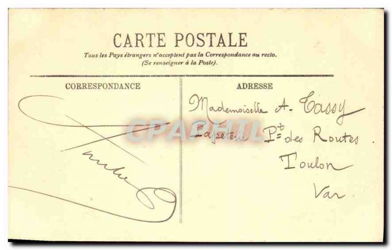 Old Postcard Paris Pantheon