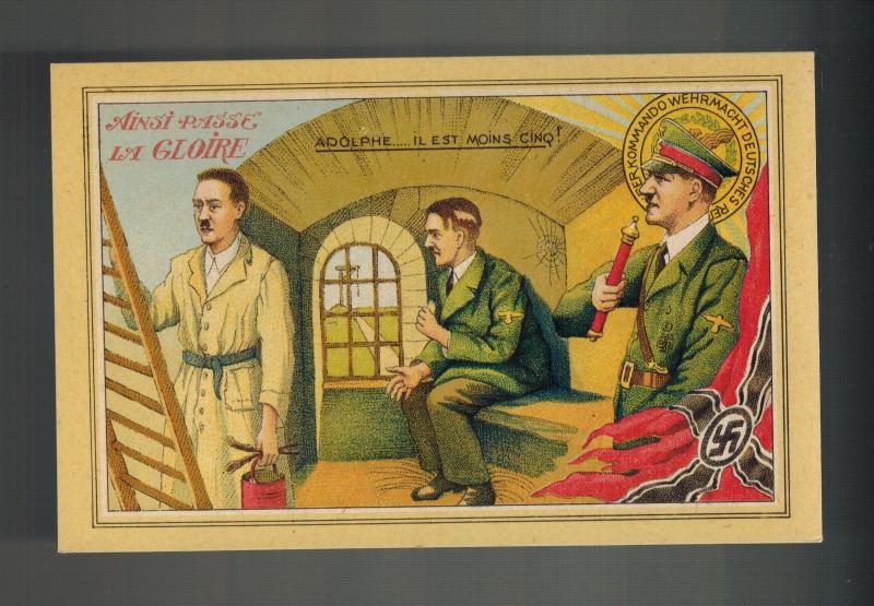 1940s France Postcard Germany High Command Wehrmacht Occupation