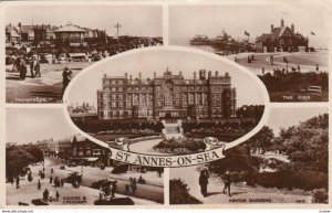 RP: ST. ANNES-ON-SEA [Lytham St Annes] , Lancashire , PU-1926 ; 5 view postcard