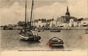 CPA St-GILLES-CROIX-de-VIE - Le Port a marée haute (167303)