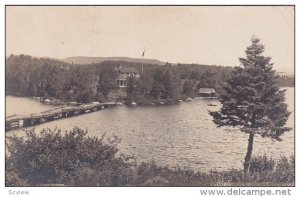 RP, View Of The Lake, LAC CHARLEBOIS, Quebec, Canada, PU-1920