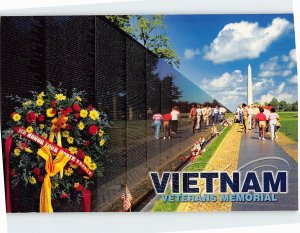 Postcard Vietnam Veterans Memorial, Washington, District of Columbia