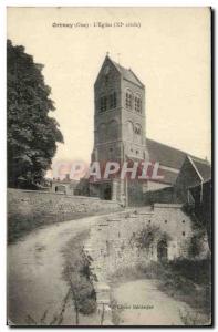 Old Postcard The Church Orrouy